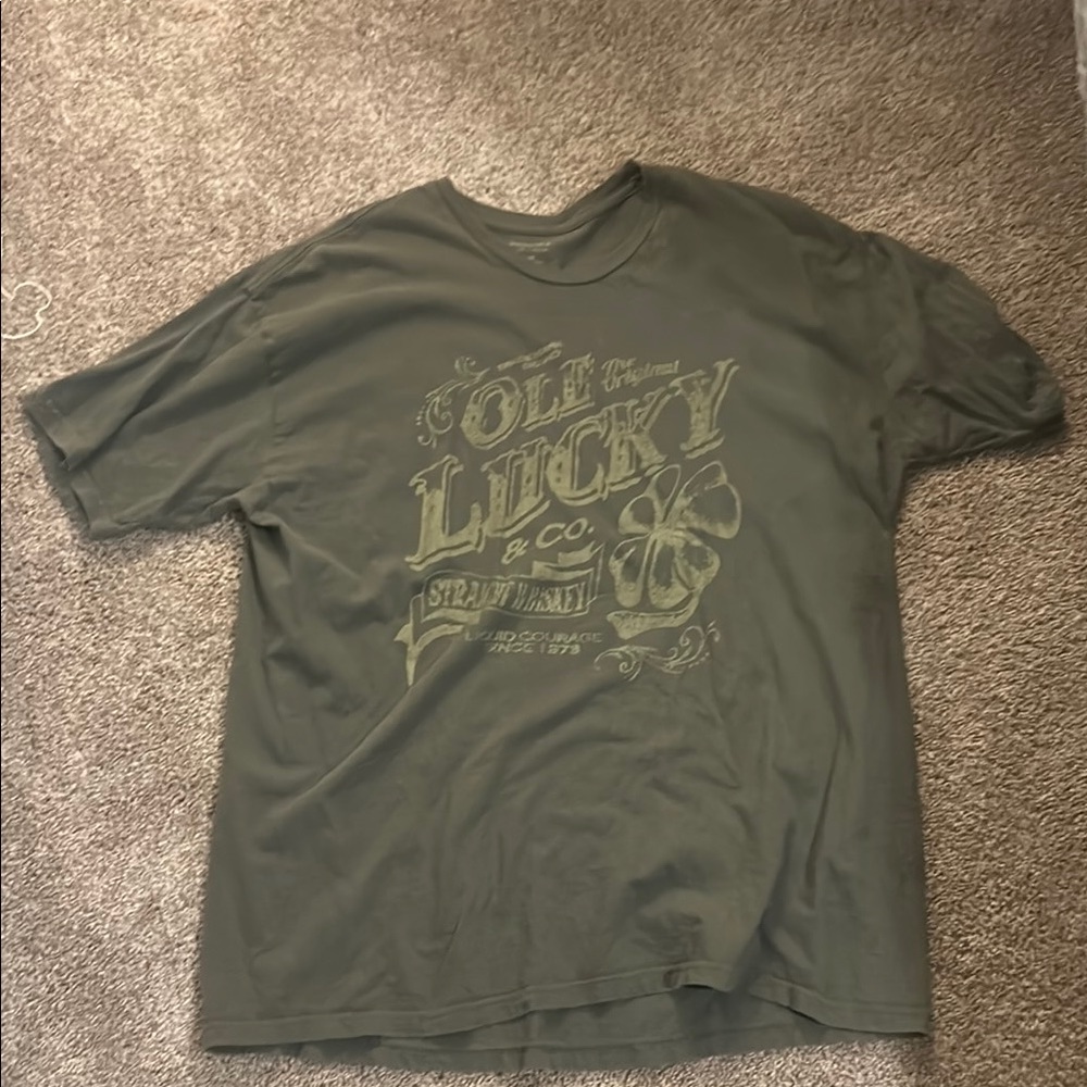 Lucky Brand Men's Green T-Shirt